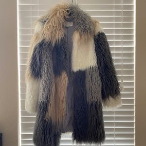 nwot vintage faux fur coat